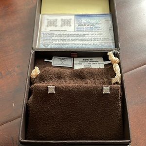 White Gold Diamond Earrings